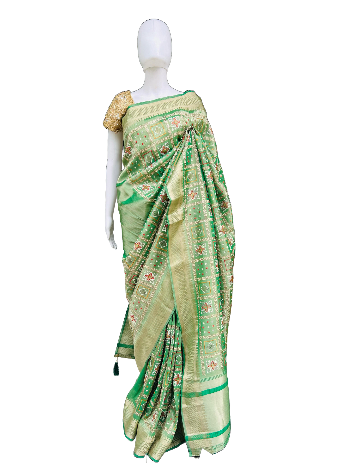 Premium Silk Saree with Zari work