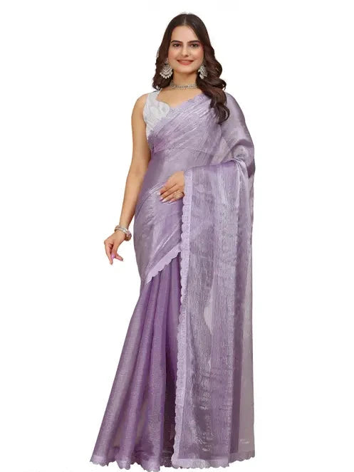 New Fashionable Diamond Work Jimmy Choo Saree in 5 Colors