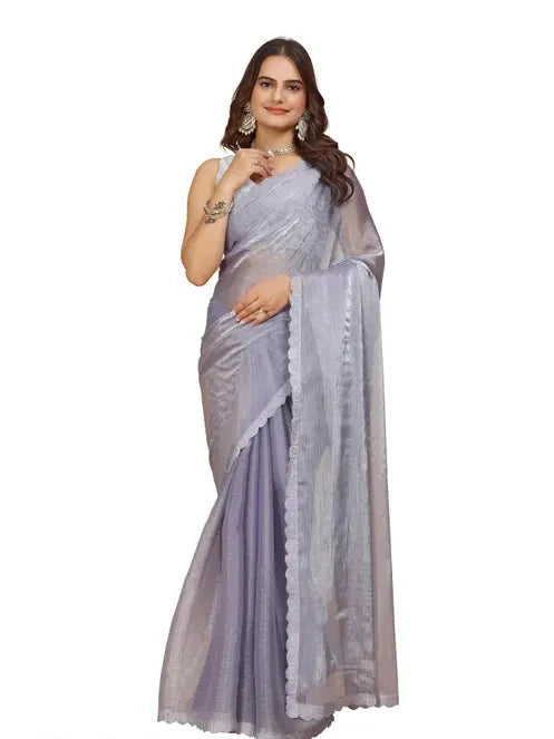 New Fashionable Diamond Work Jimmy Choo Saree in 5 Colors