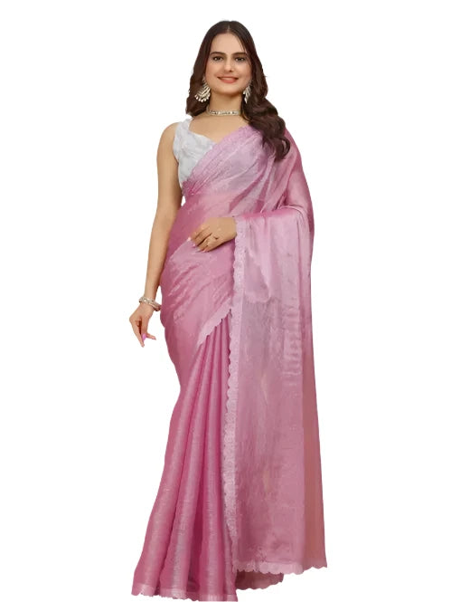 New Fashionable Diamond Work Jimmy Choo Saree in 5 Colors