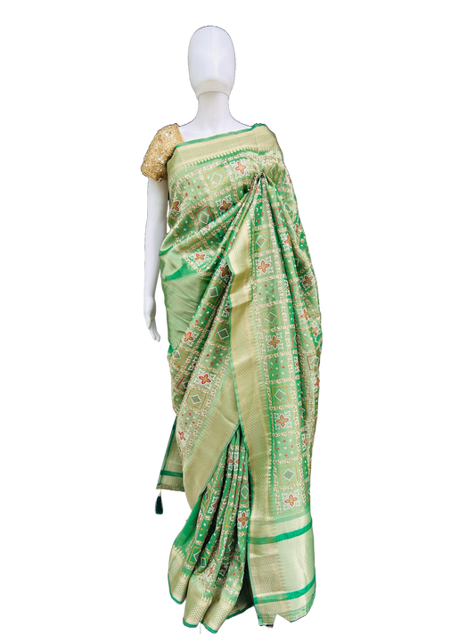 Premium Silk Saree with Zari work
