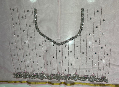 Premium quality Girlish Saree in Organza fabric