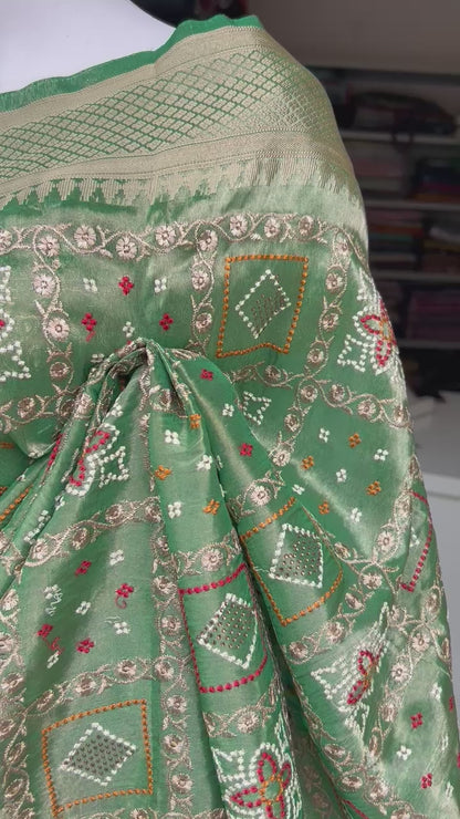 Premium Silk Saree with Zari work